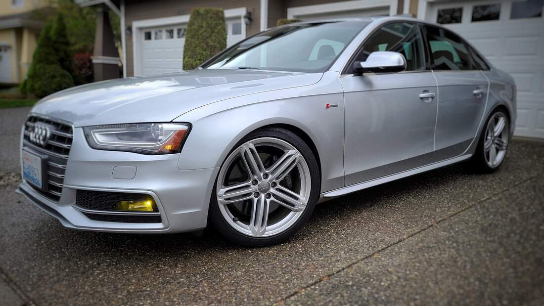 B8.5 Audi S4 (Silver) - Stage 2 EPL with Solo-Werks CoiloversPicture