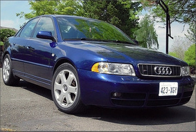 Blue 2001 Audi S4 2.7t B5 Biturbo